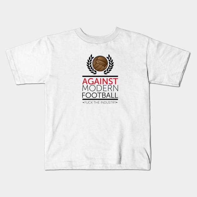 MODERN FOOTBALL Kids T-Shirt by dimanch